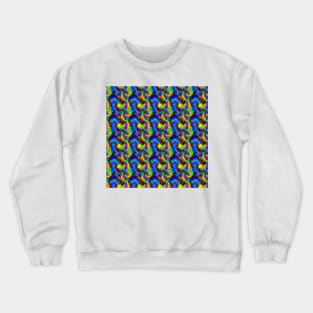 Renal Rhapsody: Colorful Glomerular Patterns Crewneck Sweatshirt